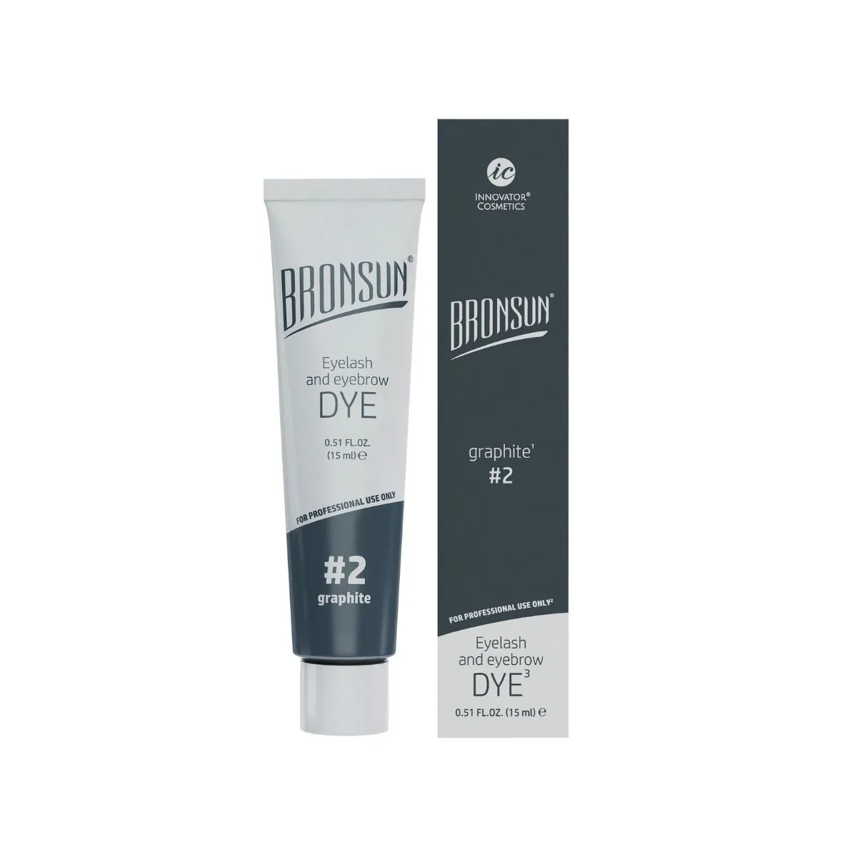 Bronsun Lash & Brow Gel Dye - #2 Graphite