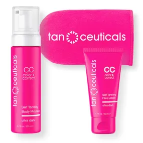 Mousse CC Self Tanning Kit, Ultra Dark